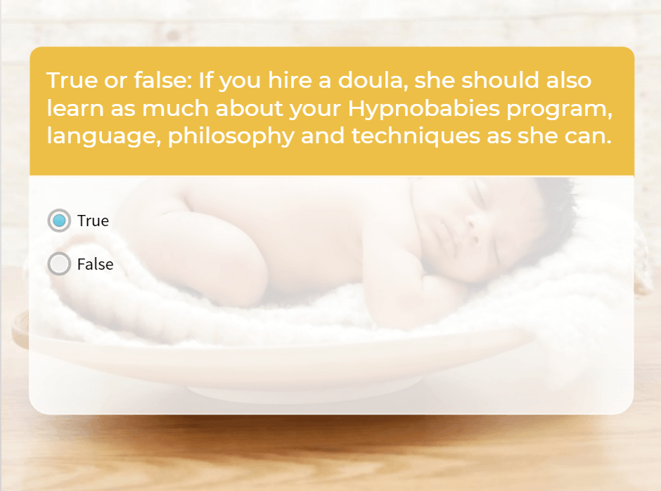 Hypnobabies competency assessment