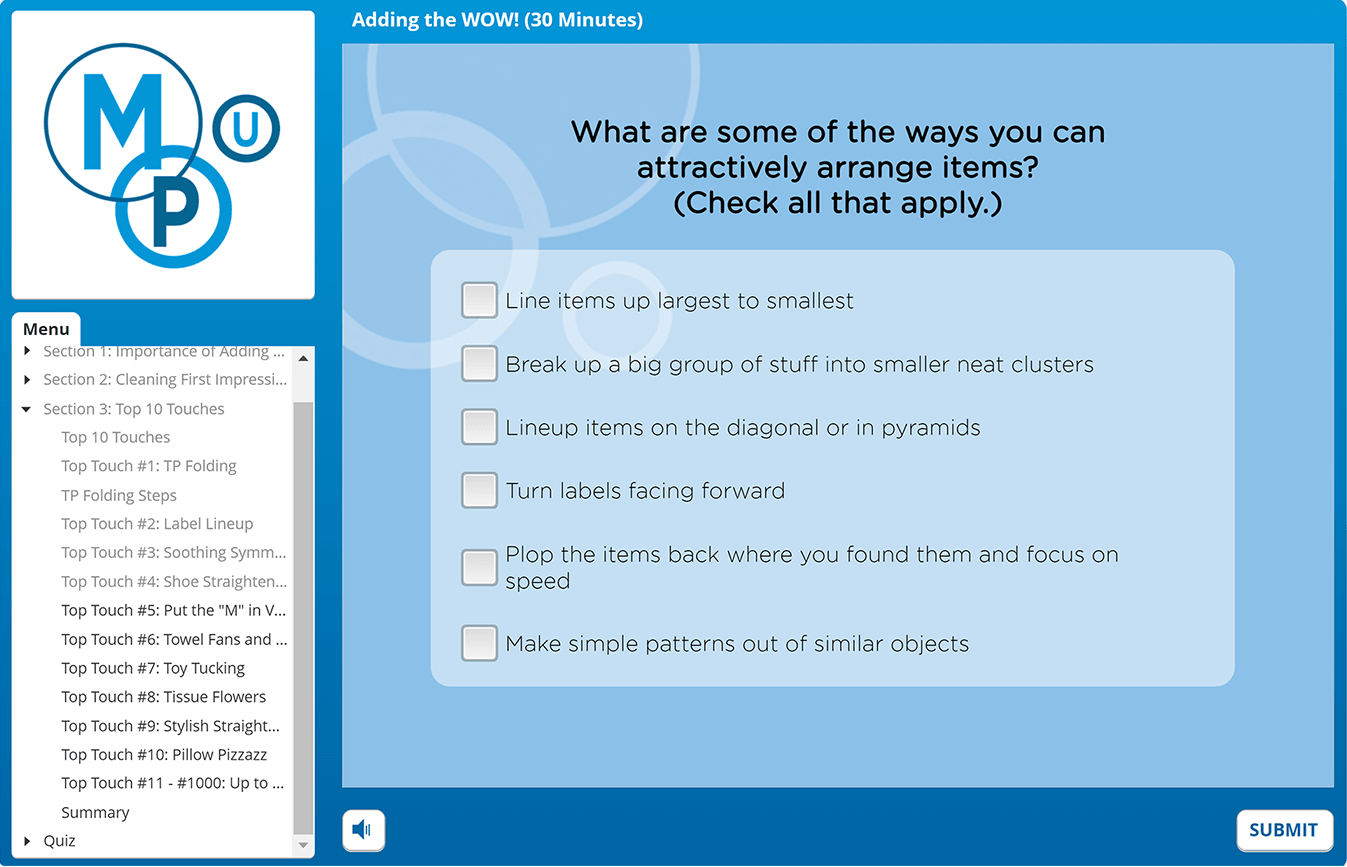 MaidPro progress tracking