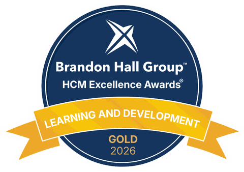 Brandon Hall Group HCM Excellence Awards Gold 2026 &mdash; Learning and Development