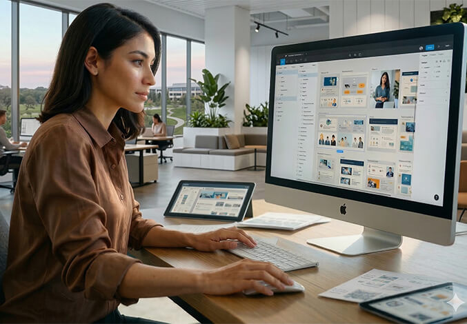 eLearning content transformation in progress