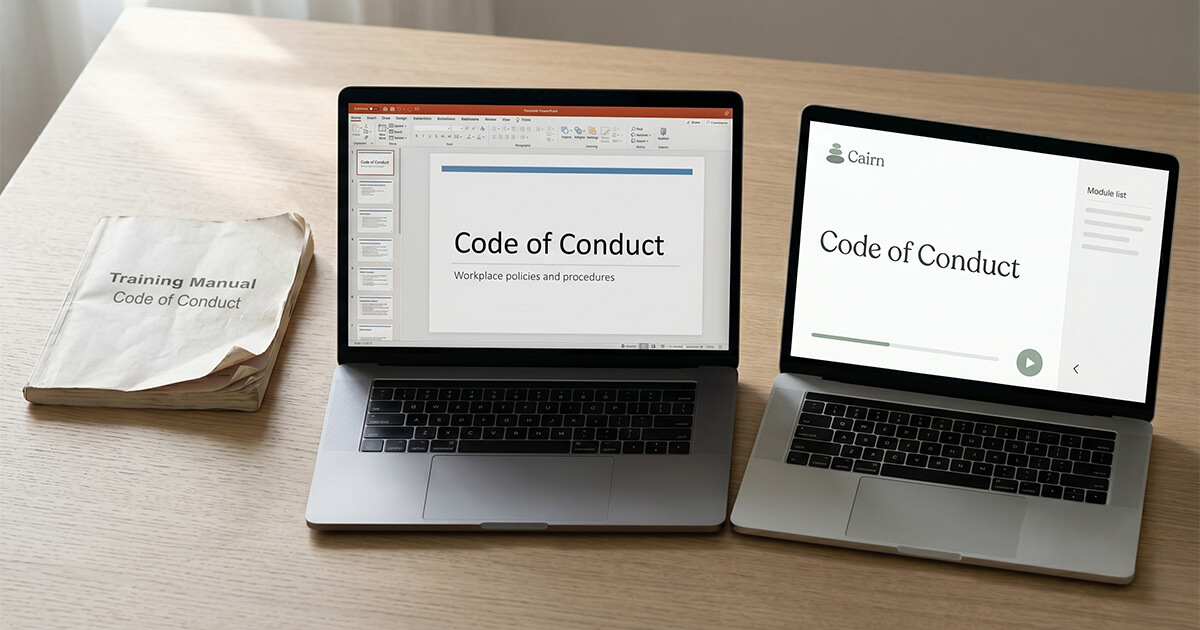 Converting PowerPoint slide decks and instructor-led material into self-paced eLearning